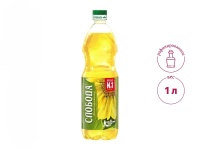 Растительное масло Слобода подсолнечное рафинированное 1 л