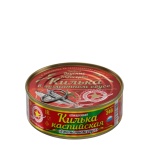 Вкусные консервы килька каспийская обжаренная в томатном соусе 240 гр