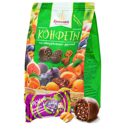 Кремлина Конфеты из натруальных фруктов Инжир Кремлина Шоколадный ...