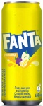 Fanta лимонад виноград, яблоко, лимон 0.45 л