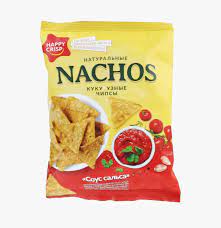 Nachos натуральные кукурузные чипсы со вкусом соуса Сальса 75гр