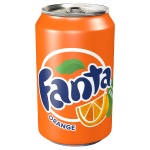 Fanta газированный напиток апельсин 0.33 л