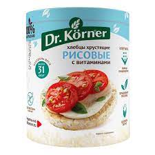 Dr.Korner Хлебцы Хрустящие Рисовые с витаминами 100гр