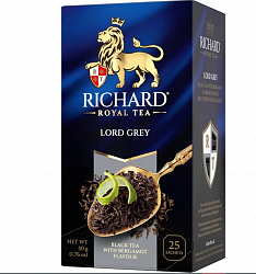 Richard Чай черный Lord Grey 25 пакетиков