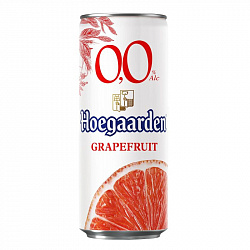 Пивной напиток Hoegaarden грейпфрут 0.0% 330мл
