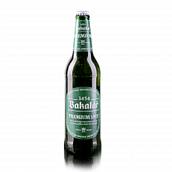 Пиво Bakalar Premium Lager 4,9% 500мл