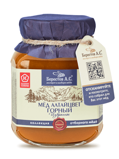 Берестов А.С. Мед Алтайцвет Горный 500гр