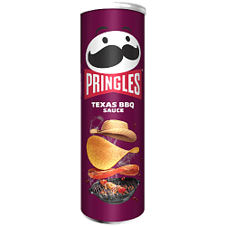 Pringles Чипсы со вкусом Техасского Барбекю 165гр