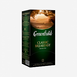 Greenfield Classic Breakfast Черный чай 25 пакетиков