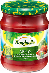 Bonduelle Лечо отборный перец в густом томатном соусе 520гр