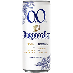 Пивной напиток Hoegaarden классический 0.0% 330мл