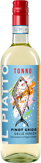 Вино Il Piatto Pinot Grigio delle Venezie полусухое белое 12% 0.75 л
