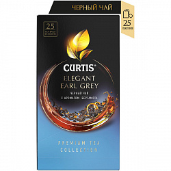 CURTIS Черный чай Elegant Earl Grey байховый 25 пакетиков