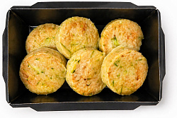 Mfood.kz Нежные биточки из куриного филе с кабачком 450гр