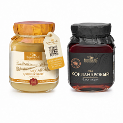 Mfood.kz СЕТ мёда «Башкирский дуэт» 1000 г