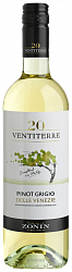 ZONIN Ventiterre Pinot Grigio Delle Venezie DOC Вино белое сухое 12% 750мл