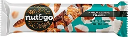Nut & Go Миндальный батончик с кокосом и карамелью 36гр