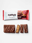 Natty's & Go! Шоколадный батончик с арахисовой хрустящей пастой в молочном шоколаде 45гр
