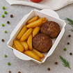 Mfood.kz Котлеты из телятины с картофельными дольками