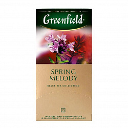 Greenfield Spring Melody Черный чай 25 пакетиков