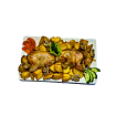 Mfood.kz Перепелки в соево-медовом соусе с картофельными дольками, грибами и розмарином 1250гр