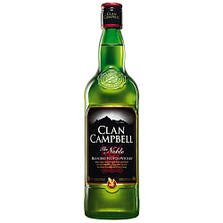 Clan Campbell Виски купажированный 40% 1л