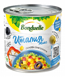 Bonduelle Италия микс овощная смесь с кукурузой 310гр