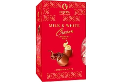 O`Zera Конфеты Milk & White Cream Chocolate milk 200гр