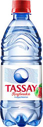 Tassay вода питьевая без газа со вкусом клубники 0.5мл