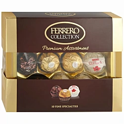 Ferrero Rondnoir покрытые Темным шоколадом, с начинкой из крема Какао и шарика Темного шоколада 107гр