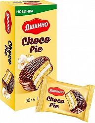 Яшкино Choco Pie маршмеллоу 6шт 180гр
