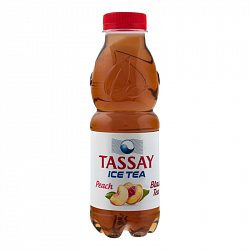 Tassay Ice Tea Черный чай со вкусом персика 0,5л