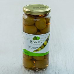 Barto Зеленые оливки без косточек 480гр