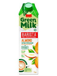 Green Milk Barista Almond Ферментированный растительный напиток 1л