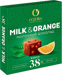 O`Zera Milk & Orange Молочный шоколад 38% 90гр