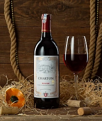 Charton Vin De Table Rouge Вино красное сухое столовое 11% 750мл