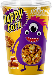 Воздушная кукуруза карамель 85гр Happy Corn		