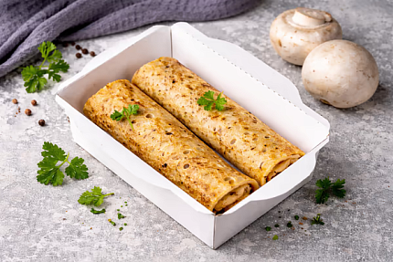 Mfood.kz Блинчики с семгой, 2 шт