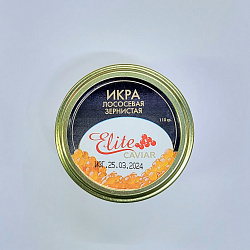 Elite Caviar Икра лососевая зернистая 110гр