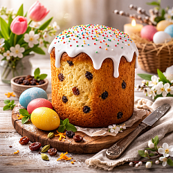 Mfood.kz Кулич Пасхальный 500 гр