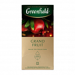 Greenfield Grand Fruit Черный чай 25 пакетиков