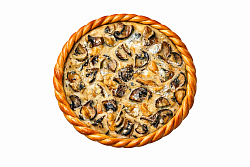 Mfood.kz Киш с курицей и грибами