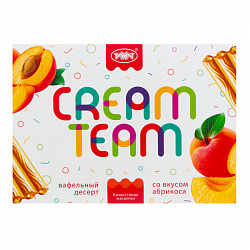 Cream Team Вафельный десерт со вкусом абрикоса 195гр