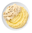 Mfood.kz Фрикасе из курицы с грибами с пюре 300гр