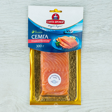 Санта Бремор Семга Подкопченная 300гр