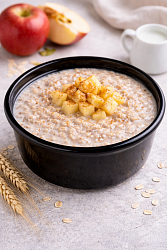 Mfood.kz Овсяная каша с яблоком и корицей 300 гр