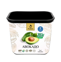 Пюре Fruteco авокадо замороженное 1кг