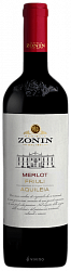 ZONIN Merlot Friuli DOC Вино красное полусухое 13% 750мл