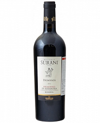 Surani DIONYSOS Primitivo di Manuria Riserva Вино красное сухое 750мл