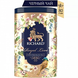Richard Черный чай Royal Love золотистый 80гр